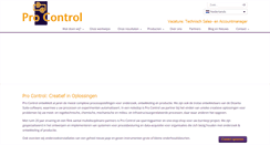Desktop Screenshot of pro-control.nl