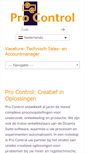 Mobile Screenshot of pro-control.nl