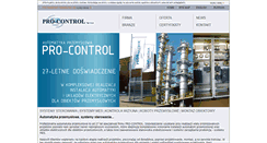 Desktop Screenshot of pro-control.pl