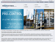 Tablet Screenshot of pro-control.pl